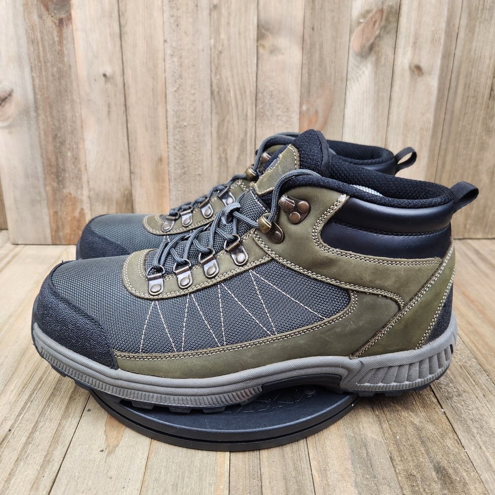 Orthofeet 490 Hunter Boots Mens 10.5 Wide 2E Leather Orthotic Hiking